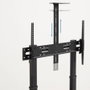 Tooq Narnia FS20500M-B Soporte de Suelo con Ruedas, Armario y Bandeja para Pantallas 60-100 pulgadas